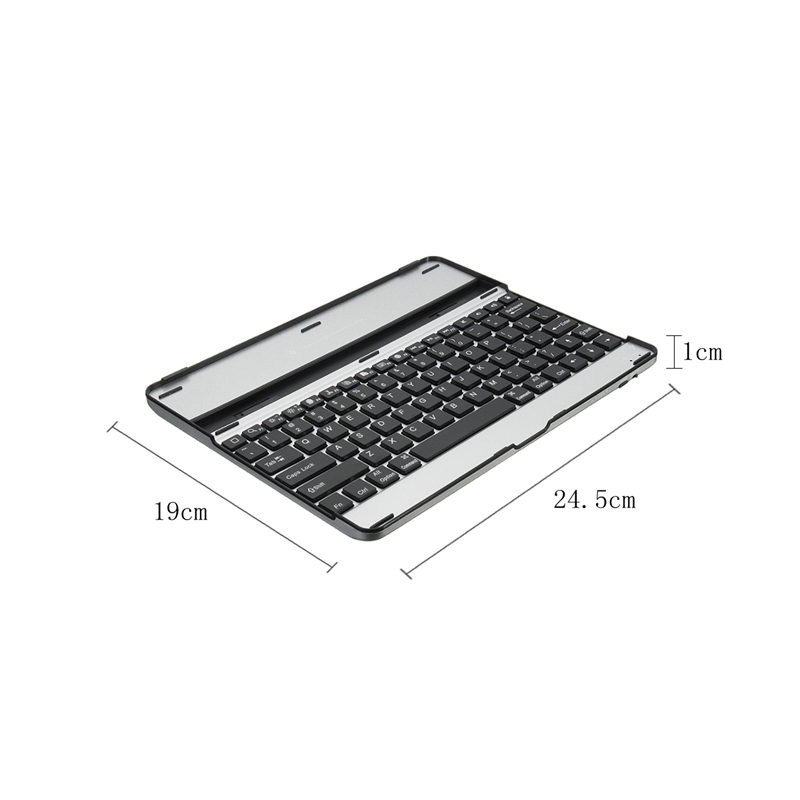 Ultra Thin Aluminum Alloy bluetooth 3.0 Stand Keyboard For iPad 2 3 4 10