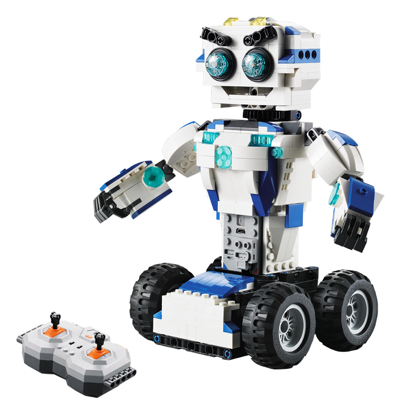 

Doublee CaDA Robot Intelligent Assembly Puzzle Boy Electric Children Blocks Toys Deformed Tank C51028W