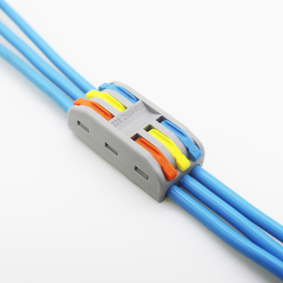 

PCT-3 3Pin Colorful Docking Connector Electrical Connectors Wire Terminal Block Universal Electrical Wire Connector