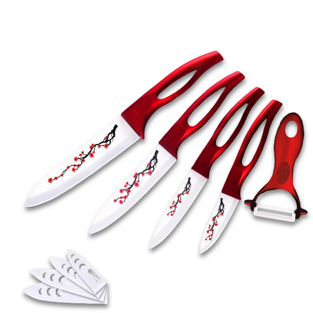 

XYj Kitchen Knife Ceramic Knife Set Cooking Set 3 4 5 6 inch Peeler Beauty Blade Paring Fruit Vege Chef Knife Kitchen Tools