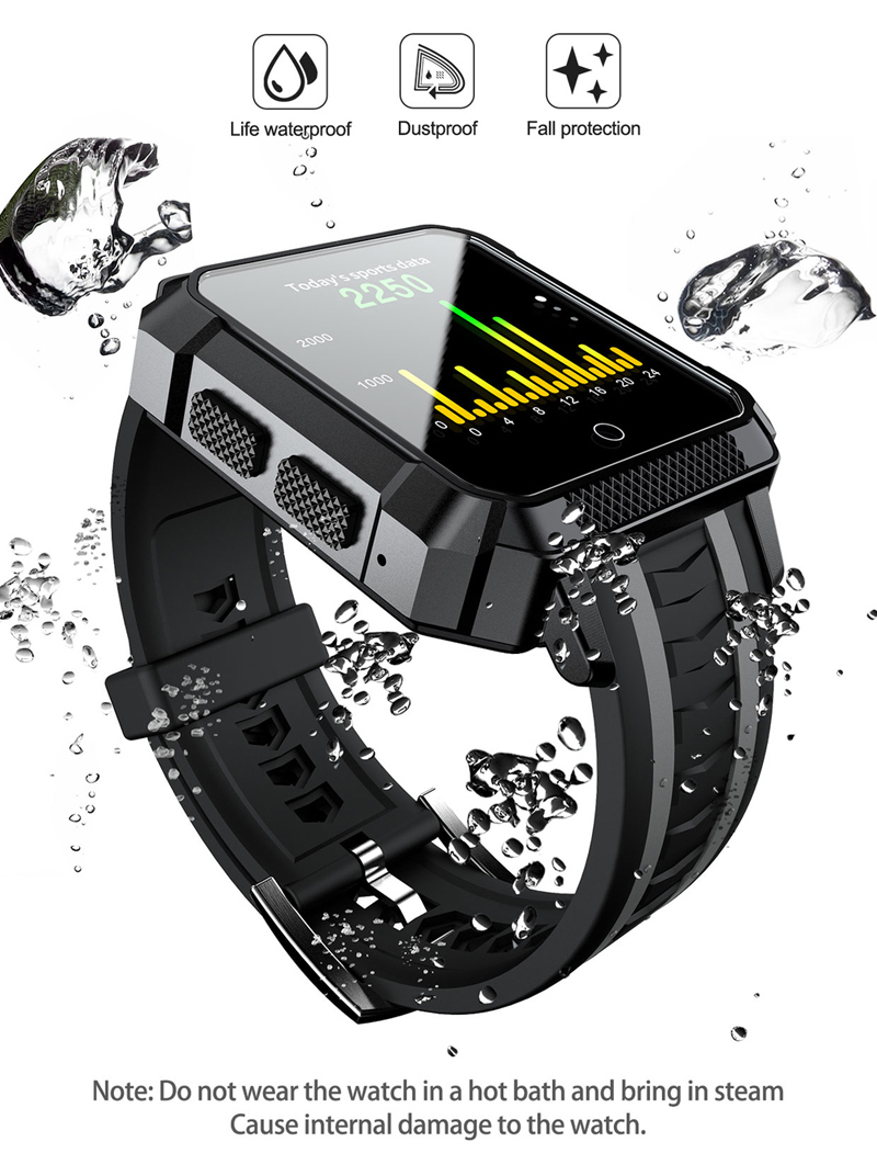 LOKMAT H7 4G 1+8G GPS Watch Phone LCD Color Screen Waterproof Smart Watch Fitness Exercise Bracelet 39