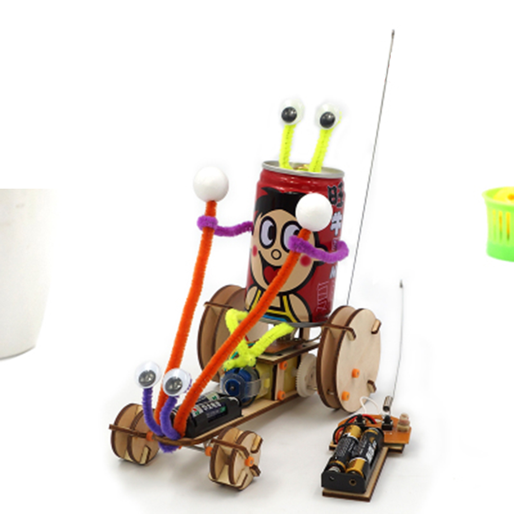 

DIY Обучающие Электрические 2CH Jumper Робот Авто Набор Научные Изобретения Игрушки