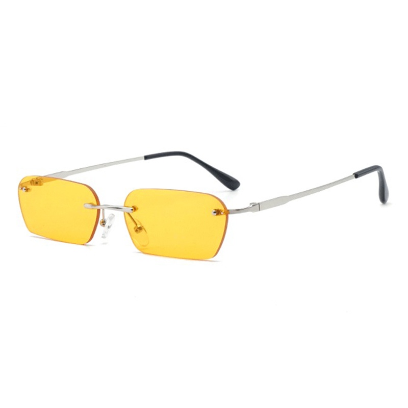 

Unisex Vogue Винтаж Металлические морские солнцезащитные очки без оправы
