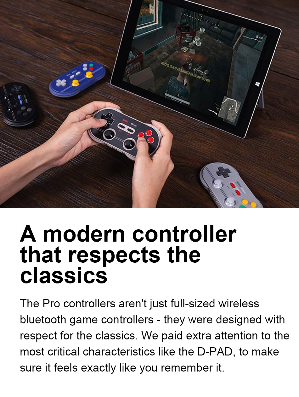8Bitdo N30 Pro2 Wireless bluetooth Controller Gamepad for Nintendo Switch Windows for MacOS Android for Raspberry PI 10