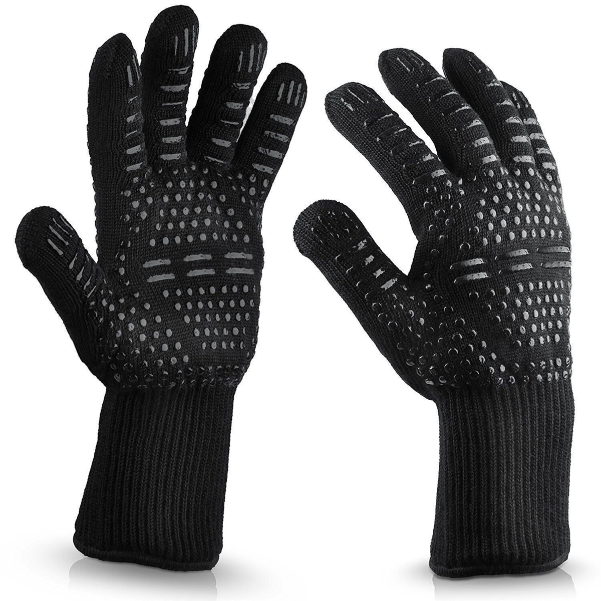

Silicone Extreme 500℃ Heat Resistant Glove Cooking Oven Hot Mitt BBQ Grilling Glove