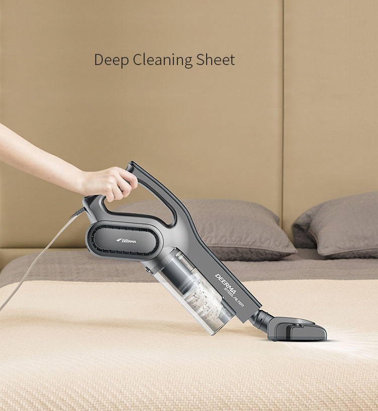 Deerma DX700S Household Cordless Upright Vacuum Cleaner 2-in-1 Upright Handheld Cleaner 12