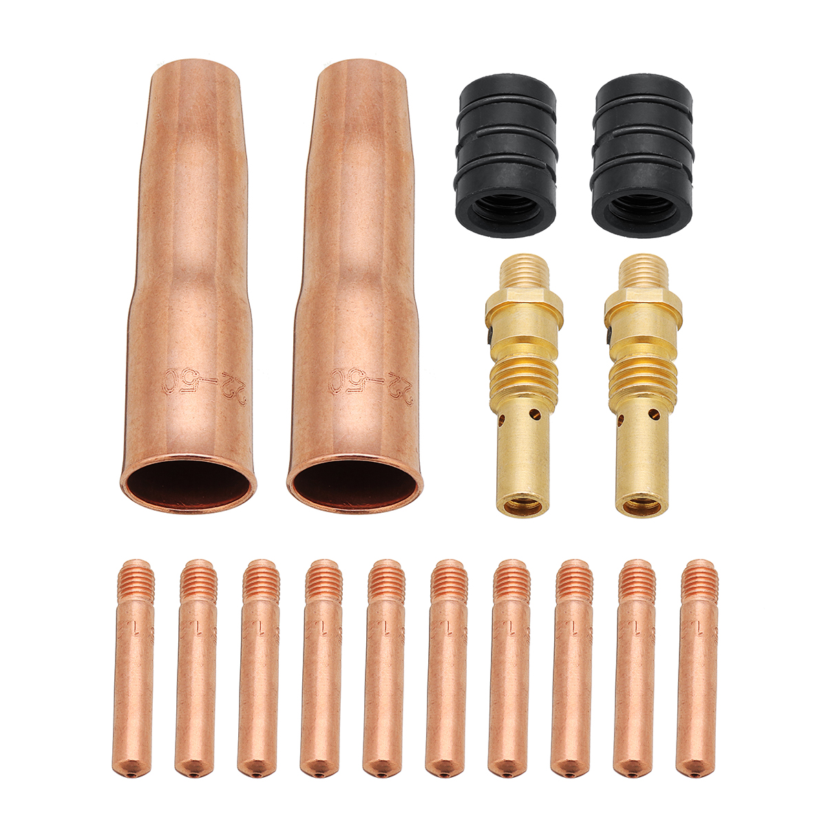 

MIG Welding Torch Gun Kit 0.035 inch Nozzle Diffuser Tips for Lincoln TWECO #2 200/250 M7