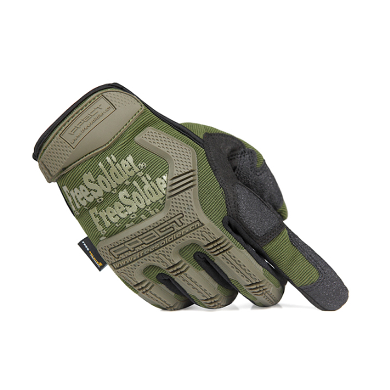 

FREE SOLDIER 1Pair Full Finger Glove Army Green Тактический Перчатки Эластичный противоскользящий Перчатки Для На открыт
