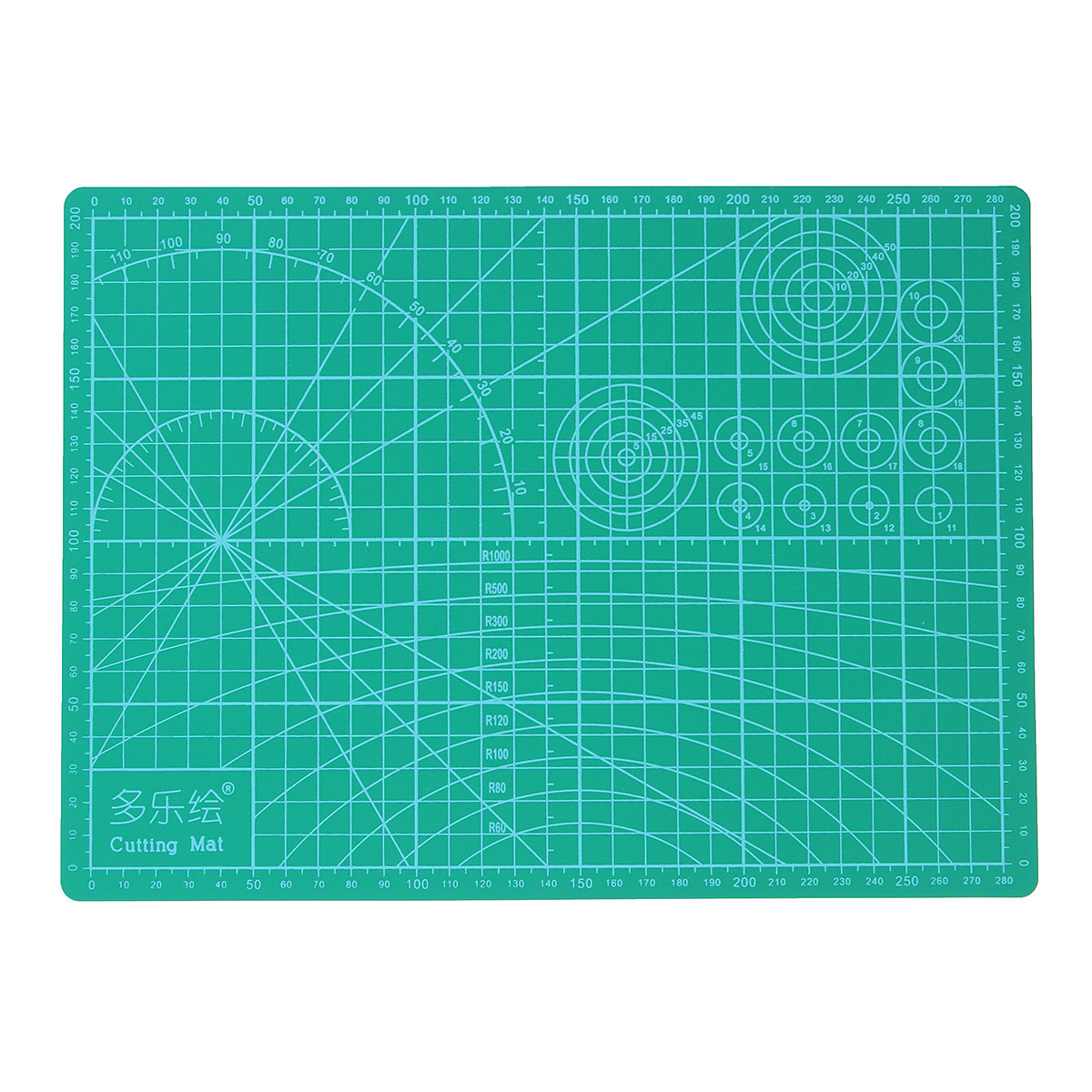 

A4 Cutting Craft Mat Double-sided Non Slip Printed Grid Quality Cutting Soldering Practice Board 22cm*30cm