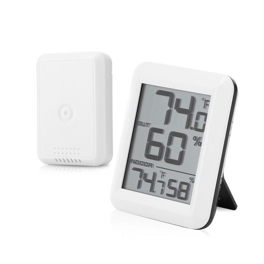 

TS - FT0423 Wireless Digital Hygrometer Thermometer Temperature / Humidity Gauge Meter with Outdoor Sensor