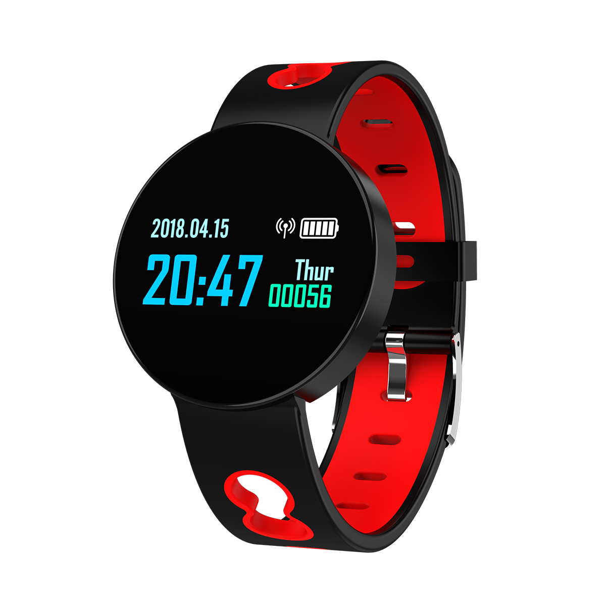 

XANES Q07 0.96" LCD Color Touch Screen IP67 Waterproof Smart Watch Pedometer Heart Rate Blood Pressure Monitor Fitness Smart Bracelet