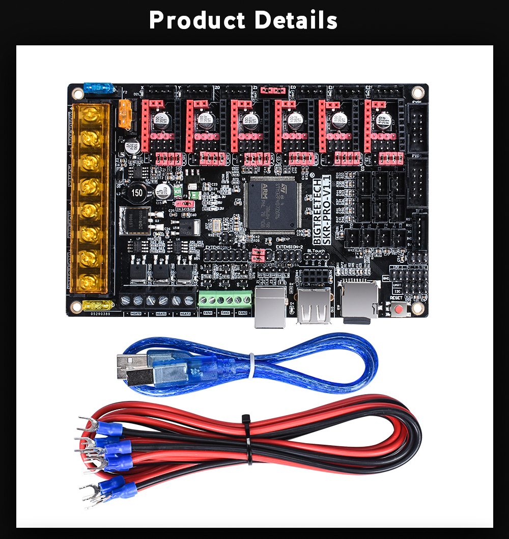 BIGTREETECH SKR Pro V1.1 Control Board 32 Bit ARM CPU 32bit Mainboard Smoothieboard For 3D Printer Parts Reprap 30