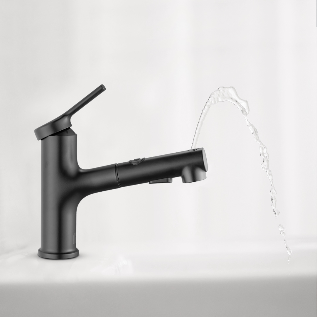 

Diiib Bathroom Pull Out Rinser Sprayer Basin Sink Faucet Gargle Brushing 2 Mode Mixer Tap from