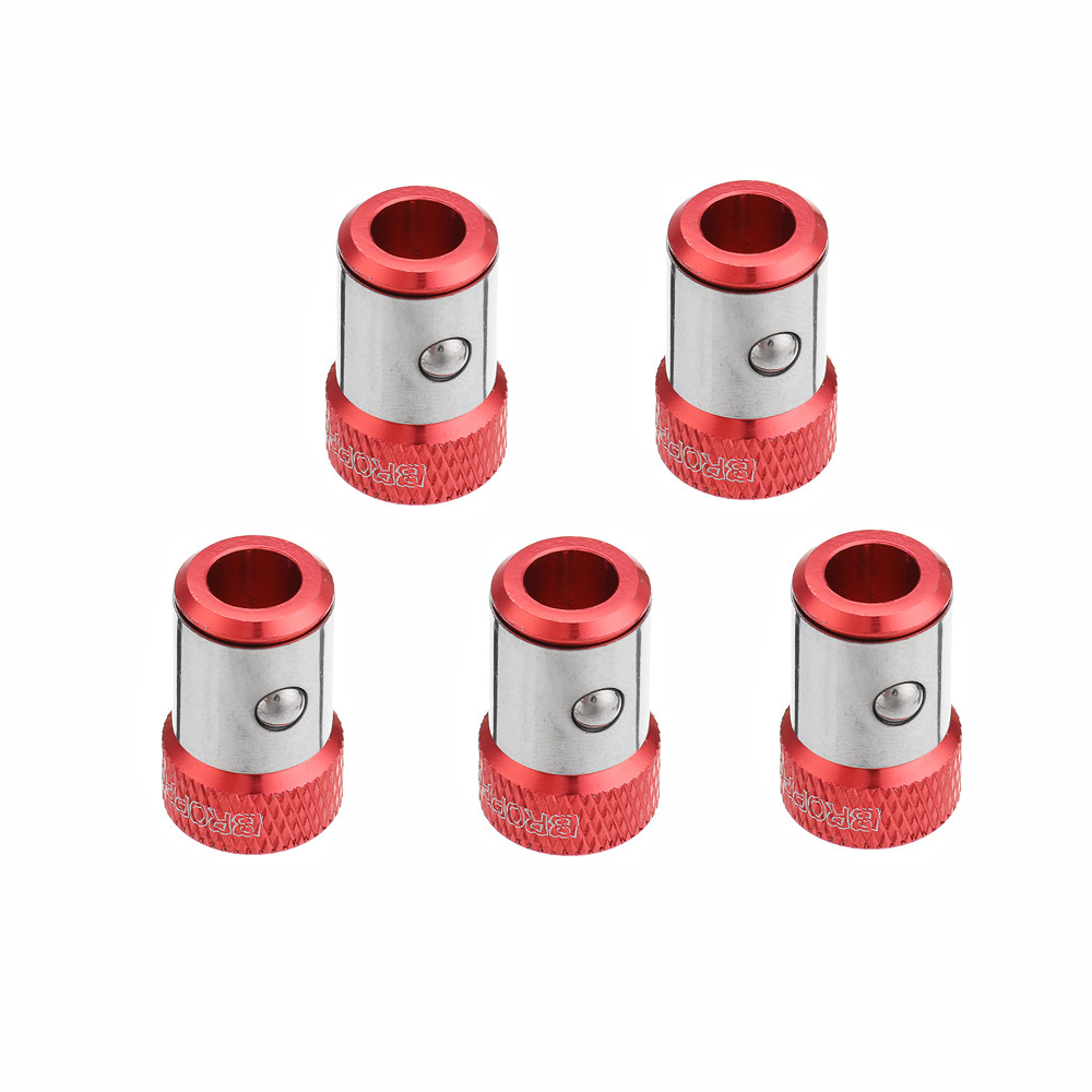 

BROPPE 5pcs Screwdriver Magnetic Ring For 6.35mm Shank Double Heads Screwdriver Bit