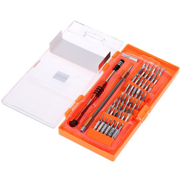 

JAKEMY JM-8126 58 in 1 Interchangeable Magnetic Screwdriver Set Repairtools for Cell Phone PC Hardware
