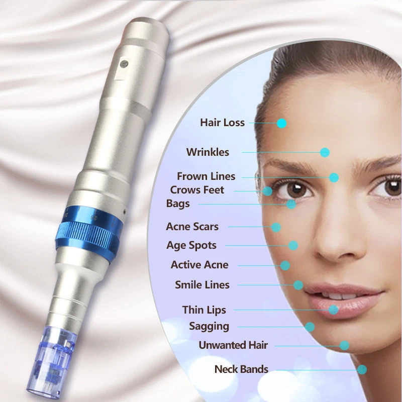A6-C Electric Pen Auto Micro Needle Skin Face Care Beauty Machine