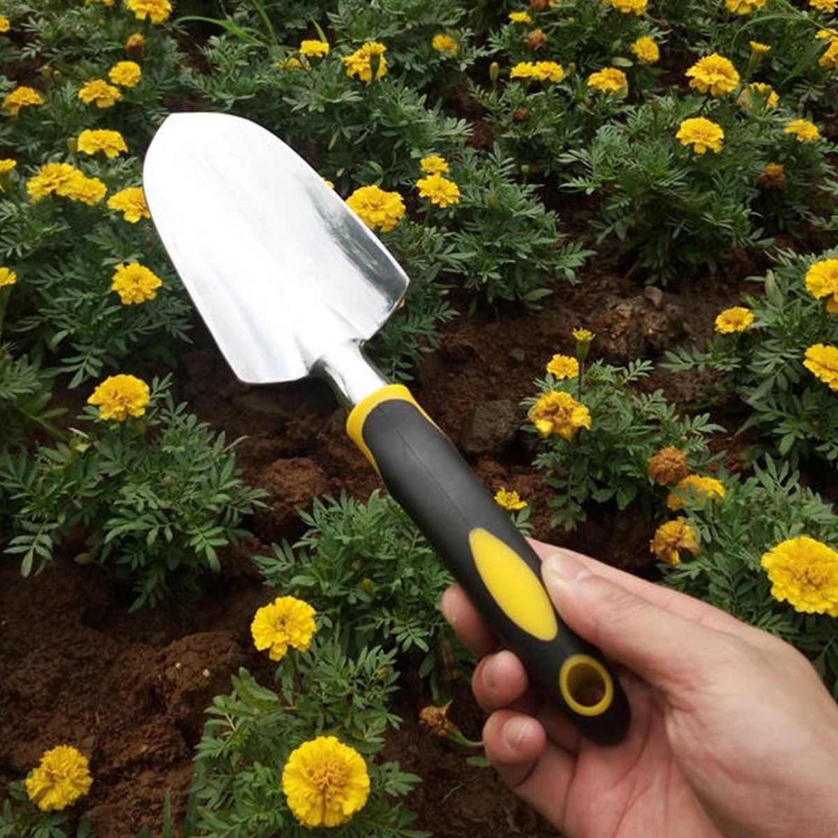 9Pcs Gardening Plant Tool Set Garden Yard Plant Flower Care Hand Tools w/ Case 