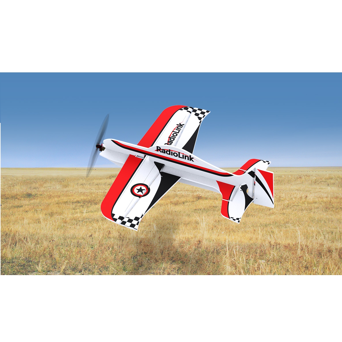 

Radiolink A560 560mm Wingspan 3D Poly Fixed Wing RC Aircraft Drone Airplane PNP For Beginner Trainer