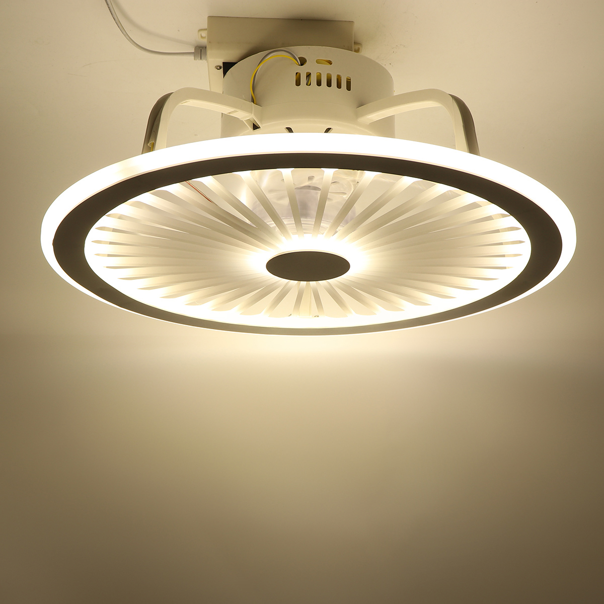 Find Smart Ceiling Fan Light 3 Colors Led Fan with Remote Control + bluetooth Speaker for Sale on Gipsybee.com with cryptocurrencies