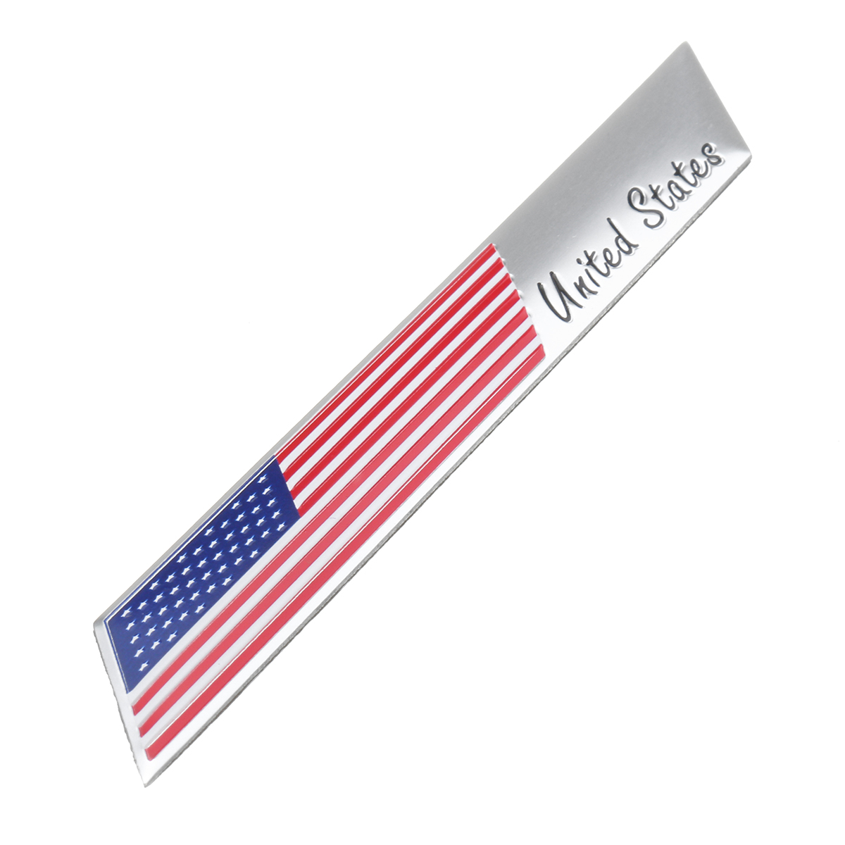 

Малый багажник эмблемы Значок Наклейка Алюминий США США США Флаг Fender Decals