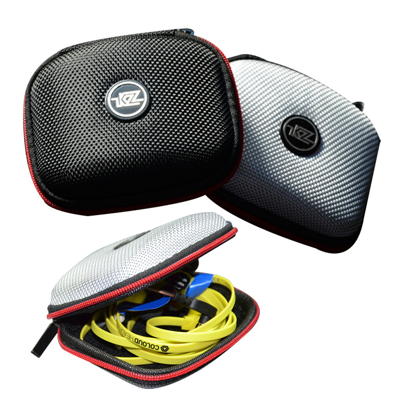 

KZ Earphone Bag Square EVA Shockproof Headphone Earbuds Headset Storage Bag Case
