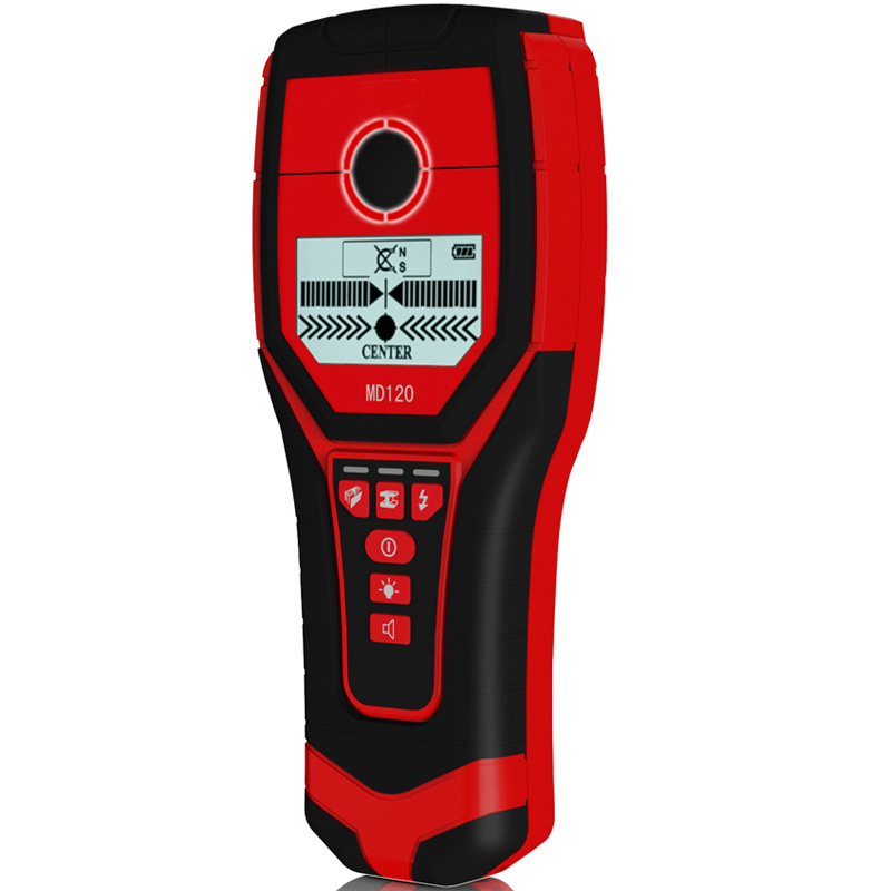 

MD120 Multifunctional Handheld Wall Metal Detector Wood AC Cable Finder Scanner Accurate Wall Diagnostic-tool