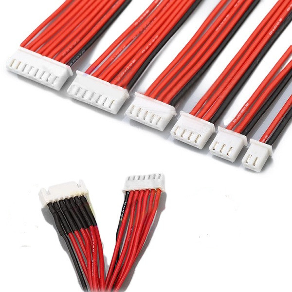 Силиконовый провод кабель Удлинитель баланса для Lipo батареи и зарядного устройства 2S 3Pin 3S 4Pin 4S 5Pin 6S 7Pin 8S 9Pin 2.54XH 30см
