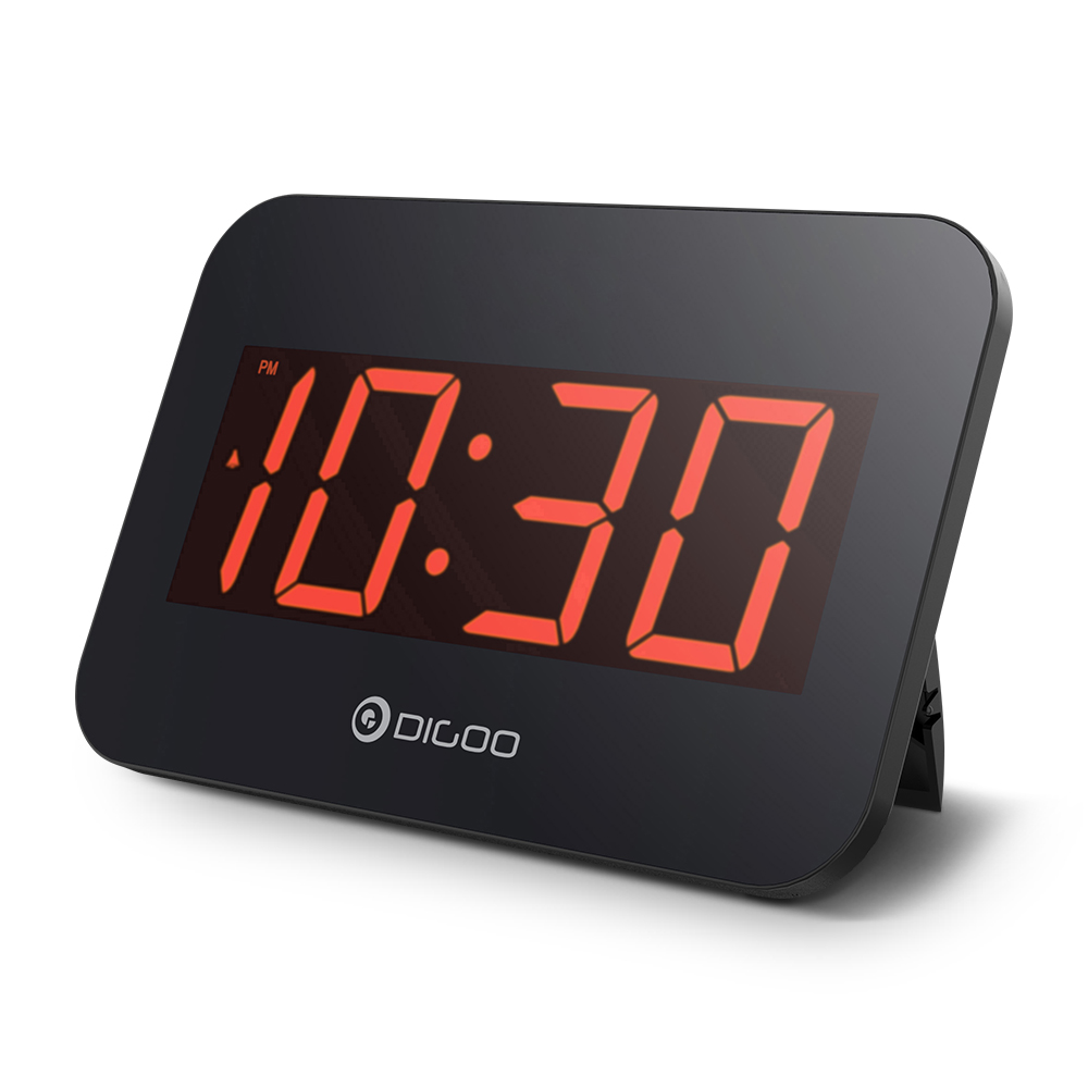 

[2019 Third Digoo Carnival] Digoo DG-K4 LED Multifunctional Time Snooze Automatically Electronical Digital Alarm Clock with Backlit Large LED Display