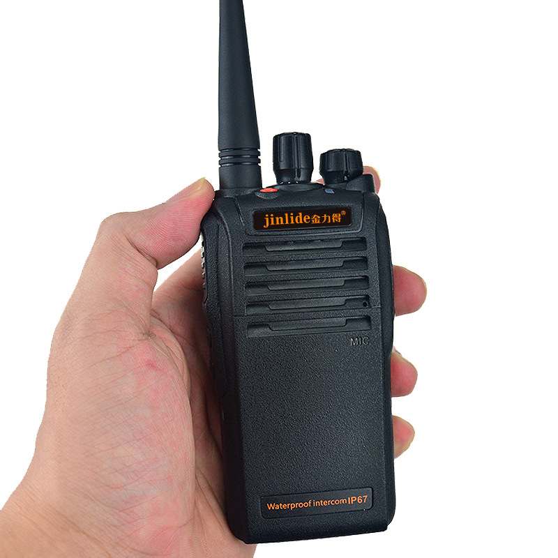 

Jinlide 16 Channels 400-480MHz 2-15KM 12W High Power IP68 Waterproof Civilian Handheld Two Way Radio Walkie Talkie