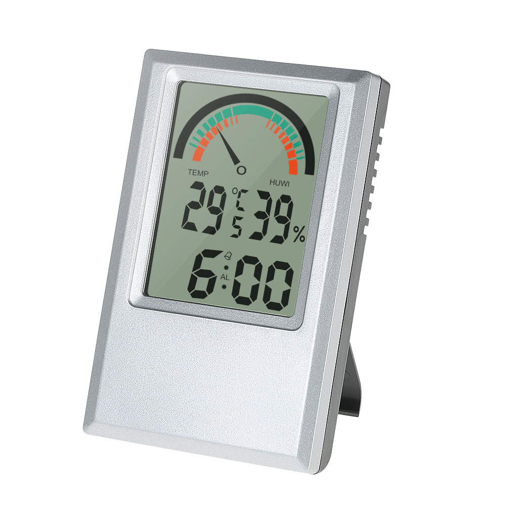 

Digital Hygrometer Thermometer Garden Temperature Humidity Meter Max Min Value Alarm Clock Comfort Level Testing Tools