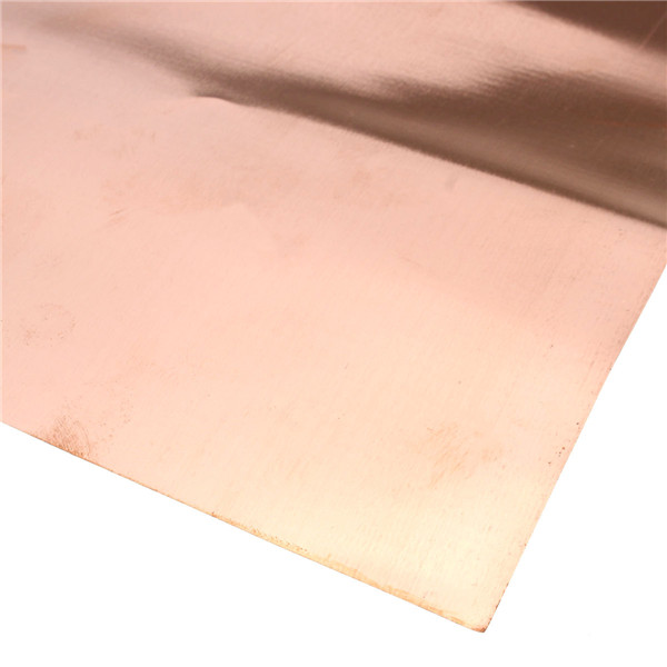 0.1x200x500mm 99.9% Pure Copper Metal Sheet Foil for Handicraft Aerospace