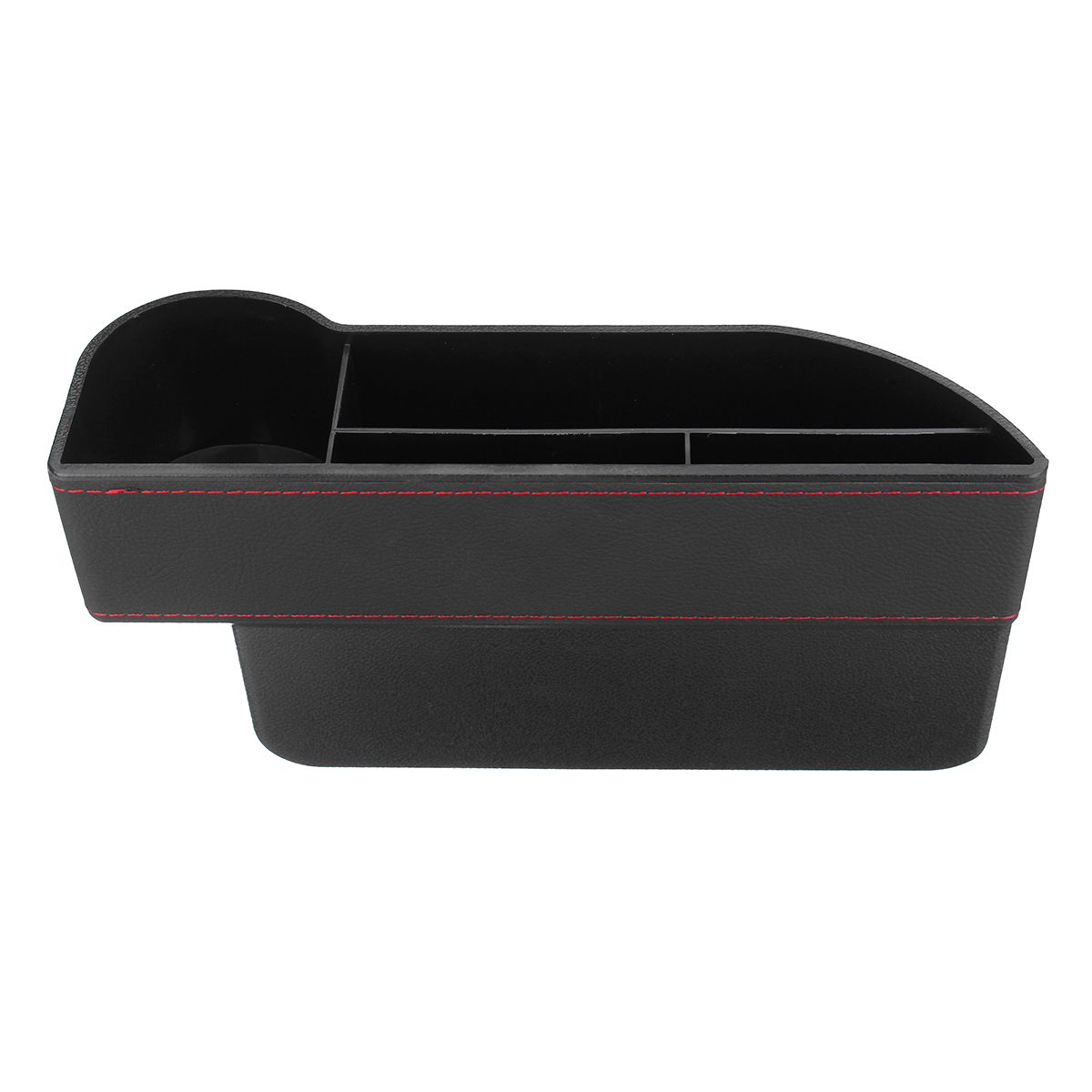 

PU Leather Car Right Side Seat Crevice Storage Organizer Caddy Catcher Box Seat Slit Pocket