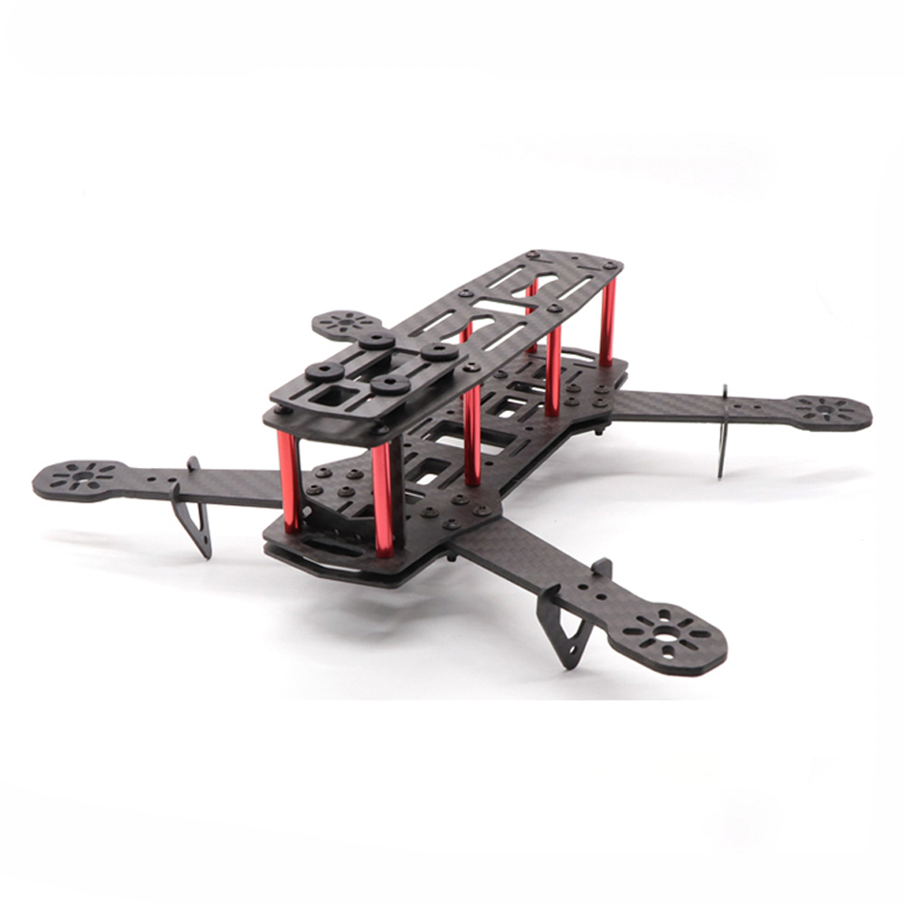 

HSKRC QAV250 V3 250mm Wheelbase 5 Inch 3/4mm Arm Frame Kit Carbon Fiber for RC Drone FPV Racing