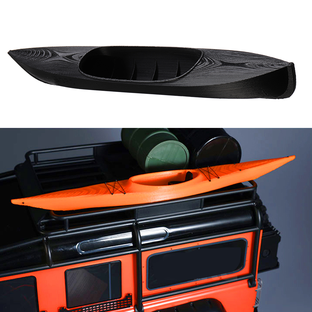 

3D Printed Kayaking Model For 1/10 RC Crawler Car Traxxas TRX4 D90 D110 Axial Scx10 90046 90047 RC Car Parts Black