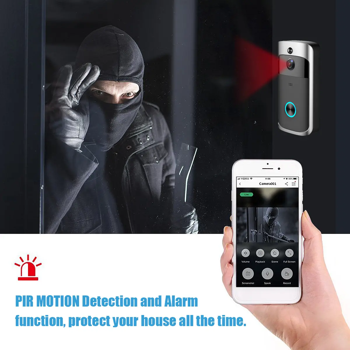 Night Vision Home Security WiFi 
