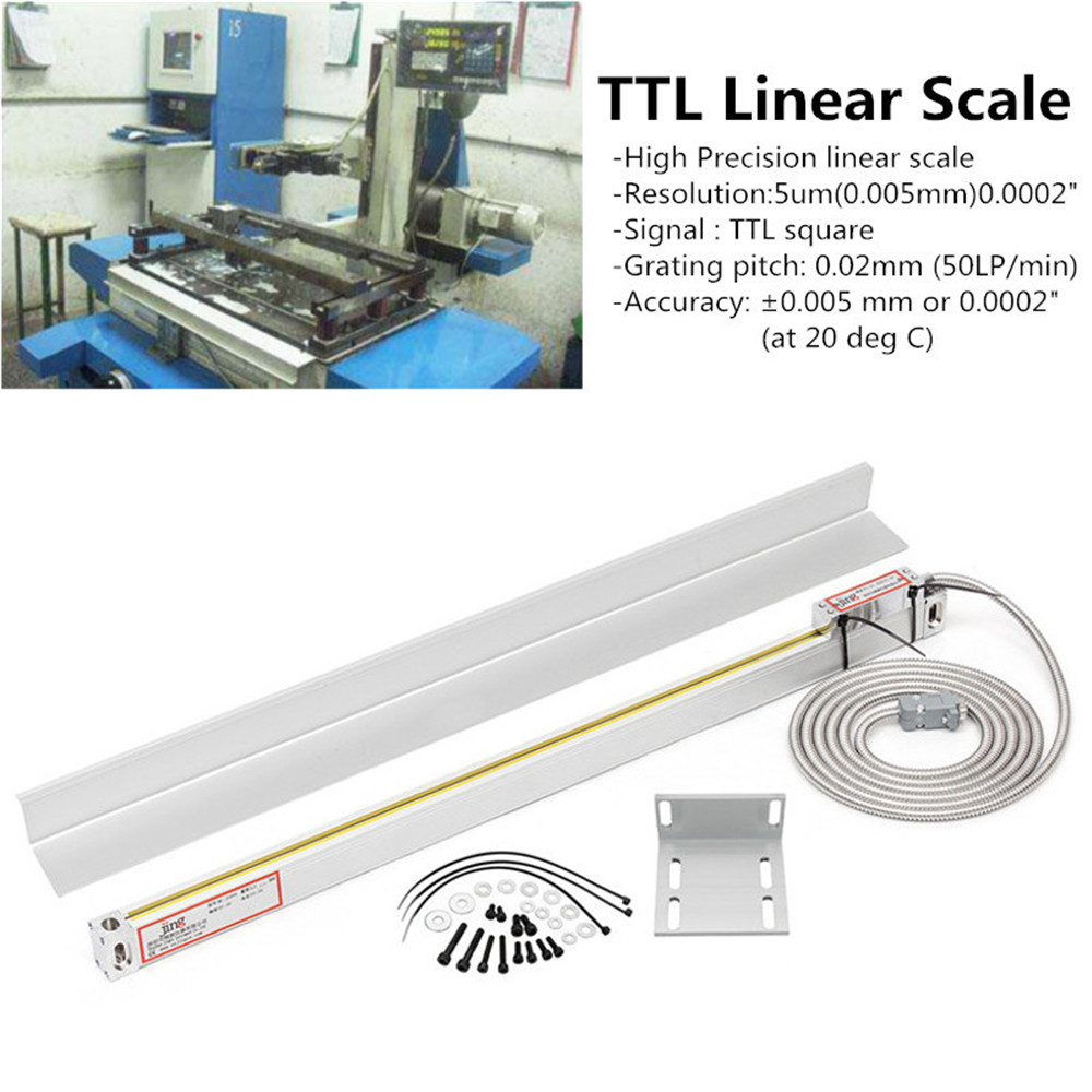2/3 Axis Grating CNC Milling Digital Readout Display / 50-1000mm Electronic Linear Scale Lathe Tool 47