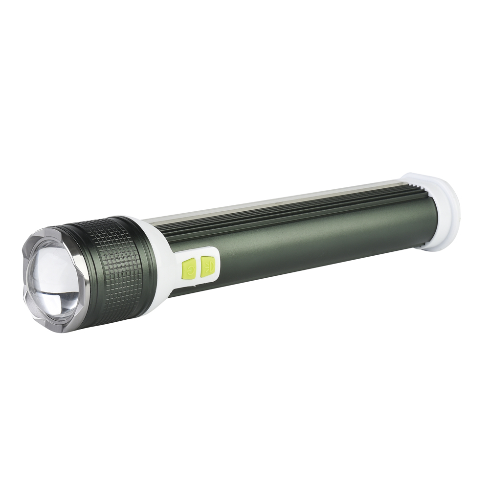 

XANES 184B T6 COB + LED Front & Side Light USB Rechargeable Zoomable Emergency Light Work Light LED Flashlight