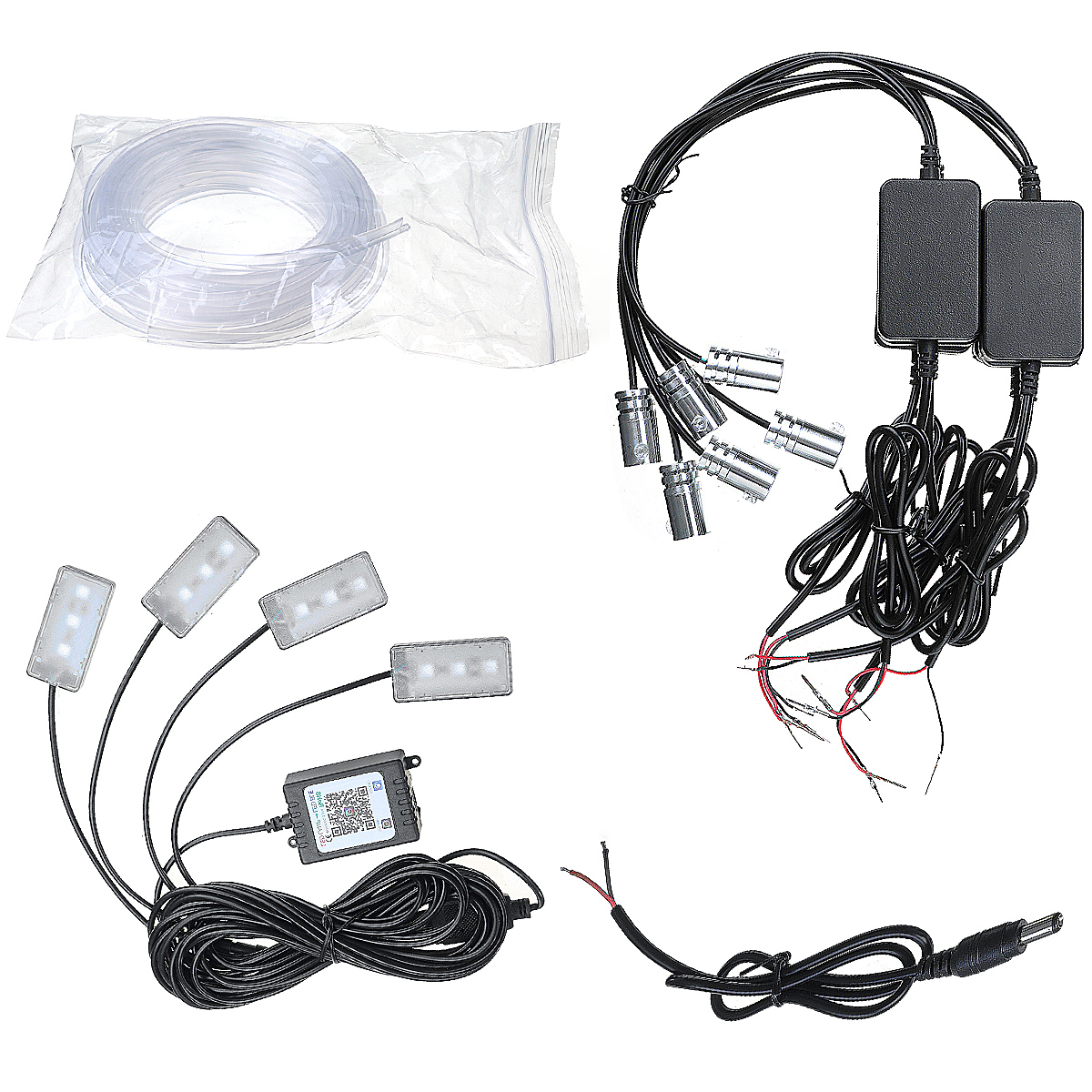 Find Full Car 8M RGB Ambient Fiber Optic Atmosphere Light Interior Light Wireless for Sale on Gipsybee.com with cryptocurrencies