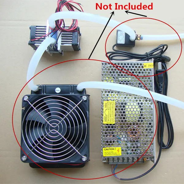 DIY Thermoelectric Peltier Refrigeration Cooling System + Fan Kit