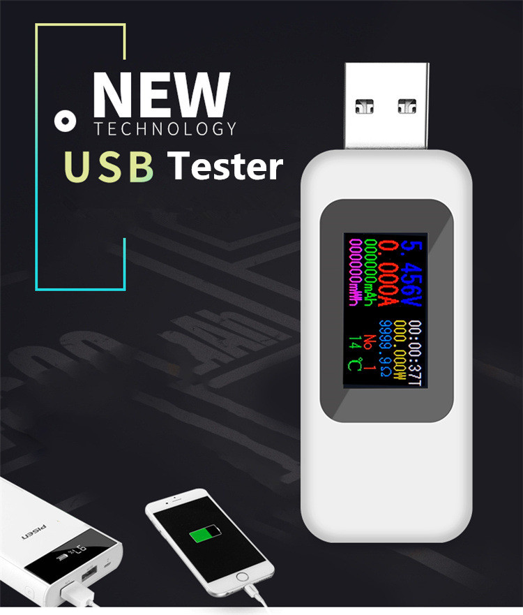 MX18 Multimeter USB Tester Power Charger Digital Voltage Current Detector