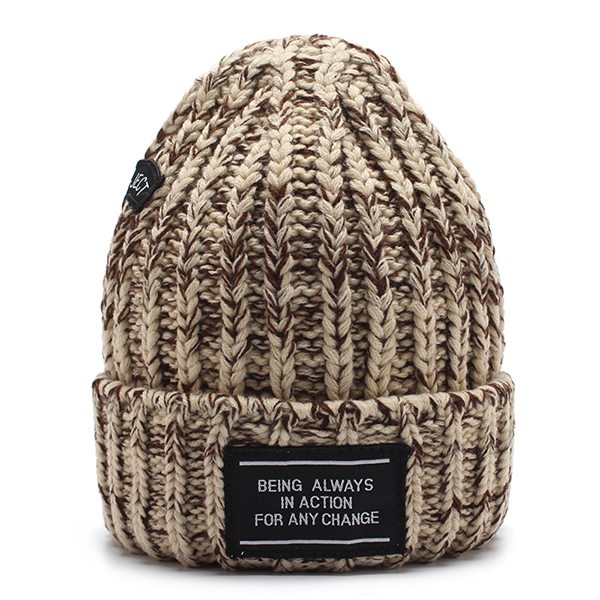

Winter Solid Warm Knitted Skullies Beanies Hat