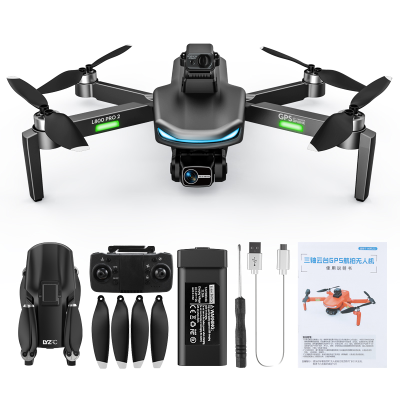 Find LYZRC L800 PRO 2 5G WIFI 1.2KM FPV GPS with 4K Camera 3-Axis Anti-shake Gimbal 360Â° Obstacle Avoidance Optical Flow Positioning Brushless RC Drone Quadcopter RTF for Sale on Gipsybee.com with cryptocurrencies