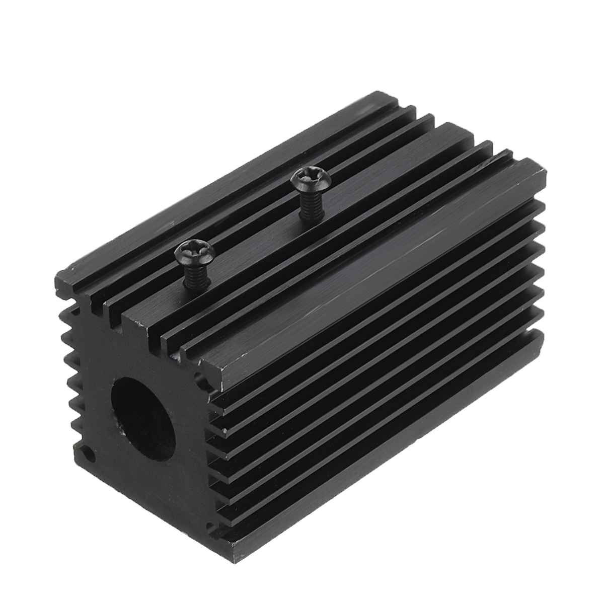 62x32x32mm 12mm Aluminum Heat Sink Groove Fixed Radiator Seat for 12mm Laser Diode Module 11