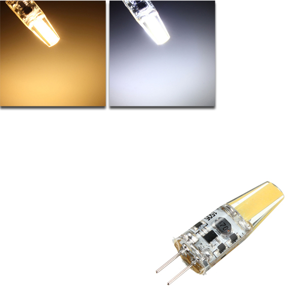 

G4 2W COB Filament LED Spotlight Bulb Lamp Warm/Pure White AC/DC 10-20V