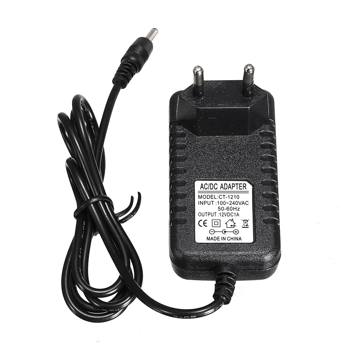 

AC 100V-240V Зарядное устройство питания EU Plug адаптер питания 1.35 * 3.5MM DC Head