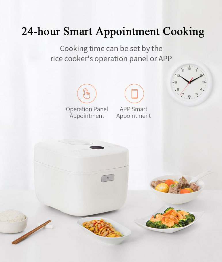 XIAOMI Mijia YLG01CM Electric Rice Cooker Smart Home 5L Alloy Cast Iron Heating Pressure Cooker Multicooker Kitchen 47