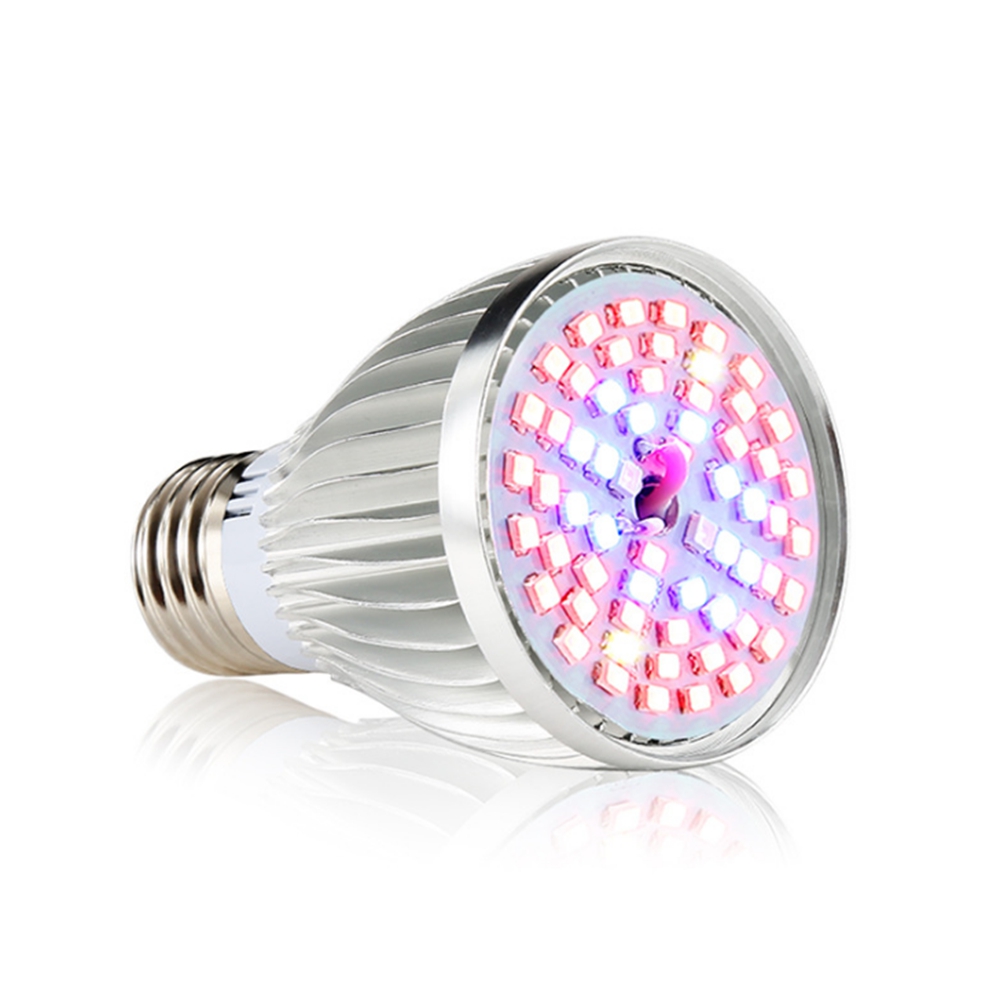 

9.5W E26 Full Spectrum 60 LED Увеличить лампочку для овощей Растение Цветочная крытая оранжерея AC85-265V