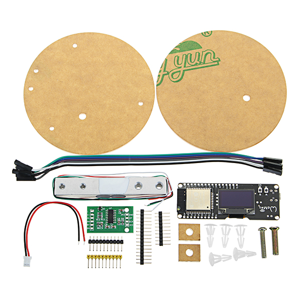 

LILYGO® ESP32 0.96 Inch OLED HX711 Module 1KG Kit Development Board For Arduino