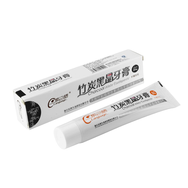 

Bamboo Charcoal Black Crystal Whitening Toothpaste Gingival Care Anti Tooth Decay