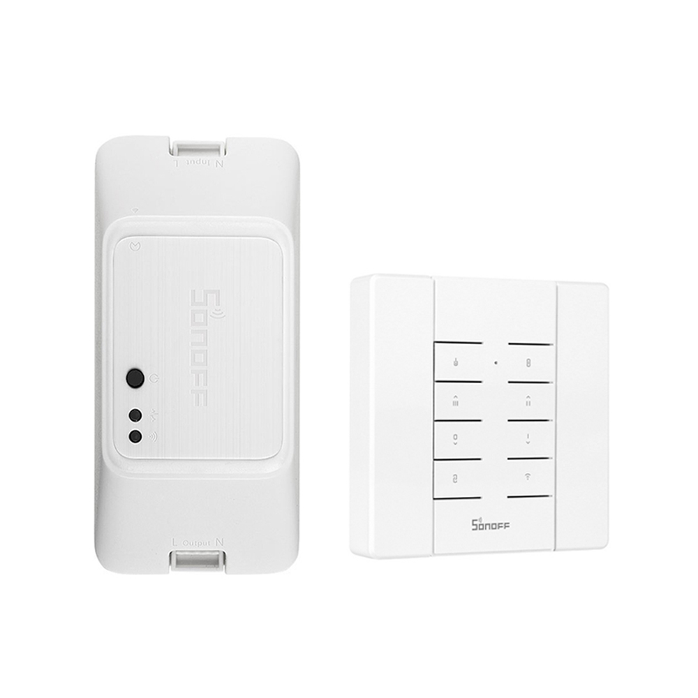 

SONOFF RF R3 ON/OFF WIFI Wireless Smart RF Switch Timer Supports DIY Mode 10A 2200W AC100-240V APP/433 RF/LAN/Voice Remote Control RFR3 Works with Amazon Alexa Google Home Nest Assistant IFTTT